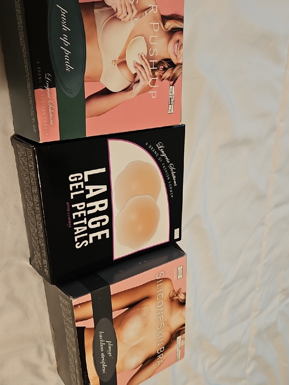 Silicone Skin Bra & Large Gel Petals - Nude